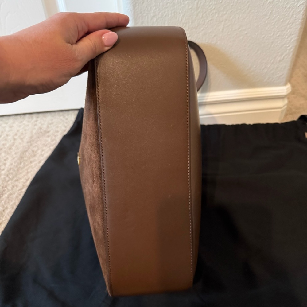 DeMellier -The Large Tokyo | Size LARGE | Color: Mocha suede & mocha smooth - Picture 11 of 16
